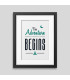 The adventure begins Framed poster